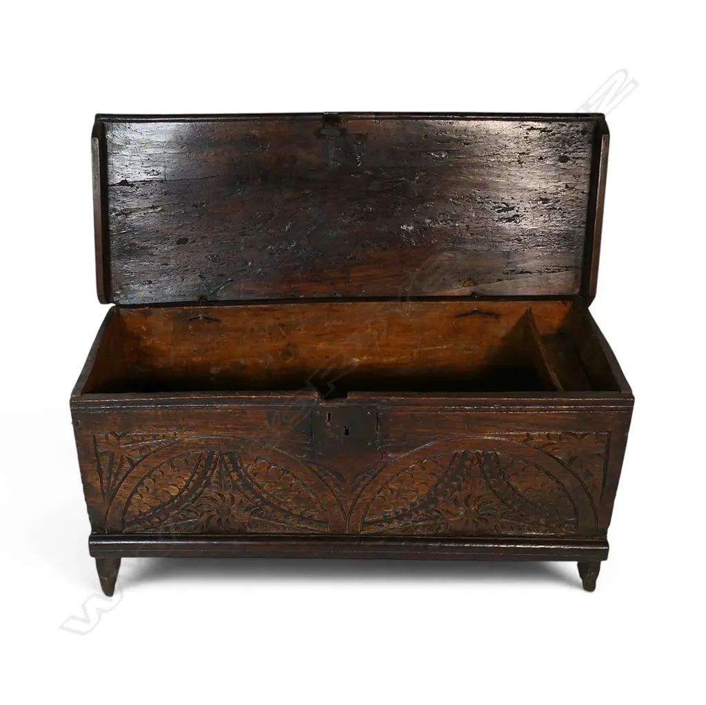 A Georgian elm coffer, Image 1++