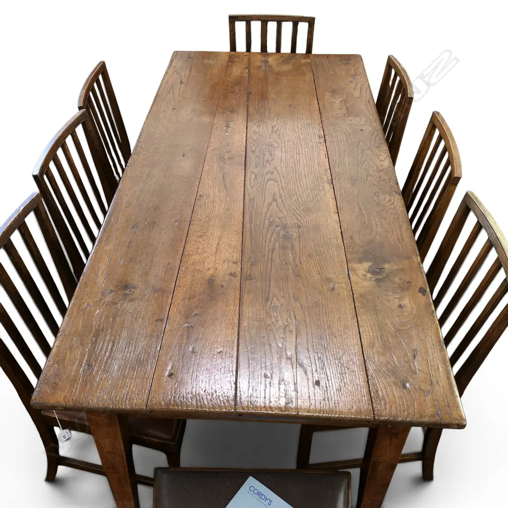 A 19thC French provincial fruit wood table, Image 1++