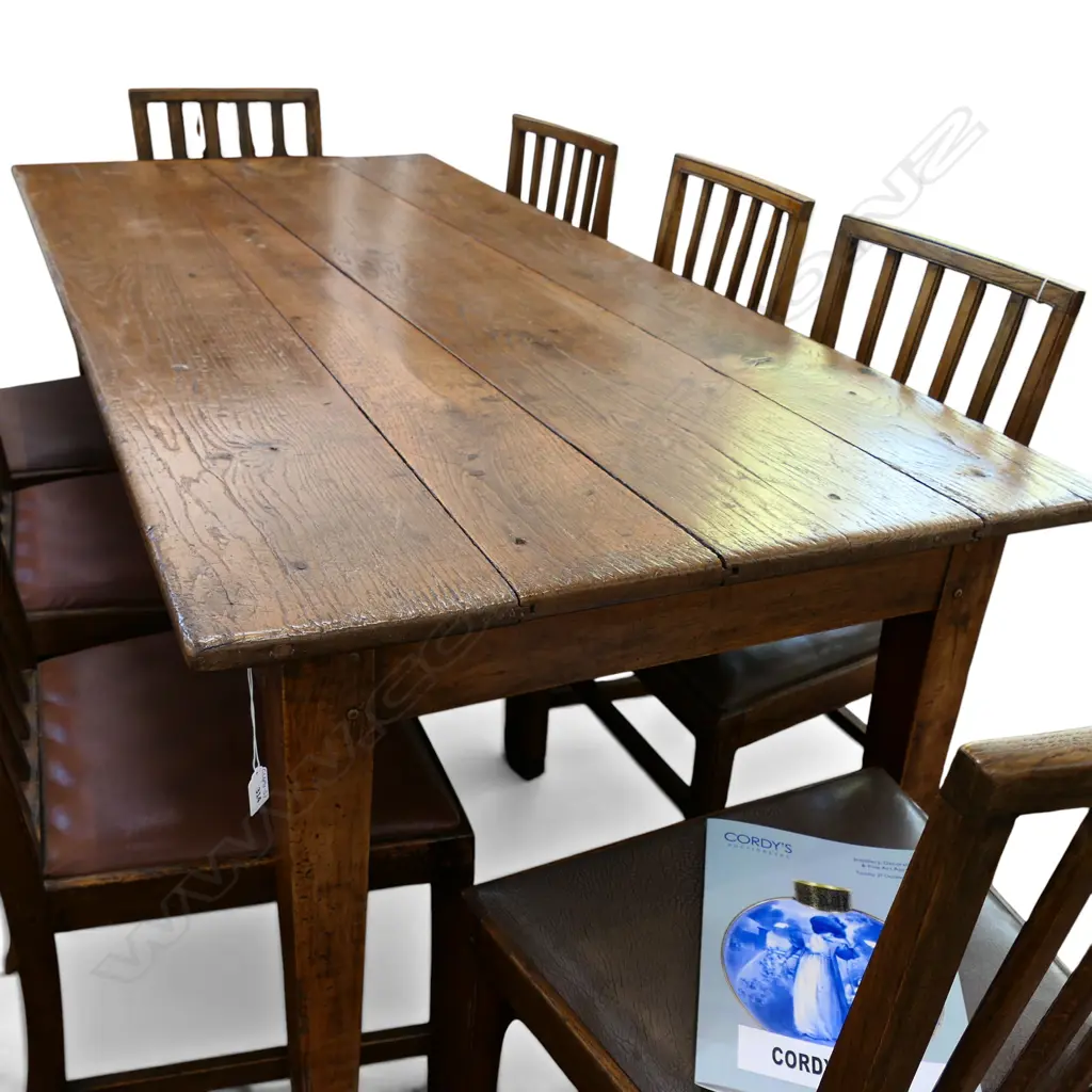 A 19thC French provincial fruit wood table, Image 1++