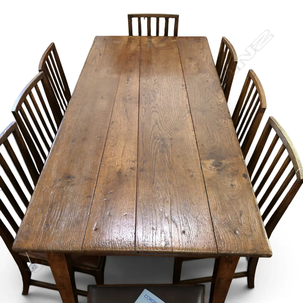 A 19thC French provincial fruit wood table, Image 1++