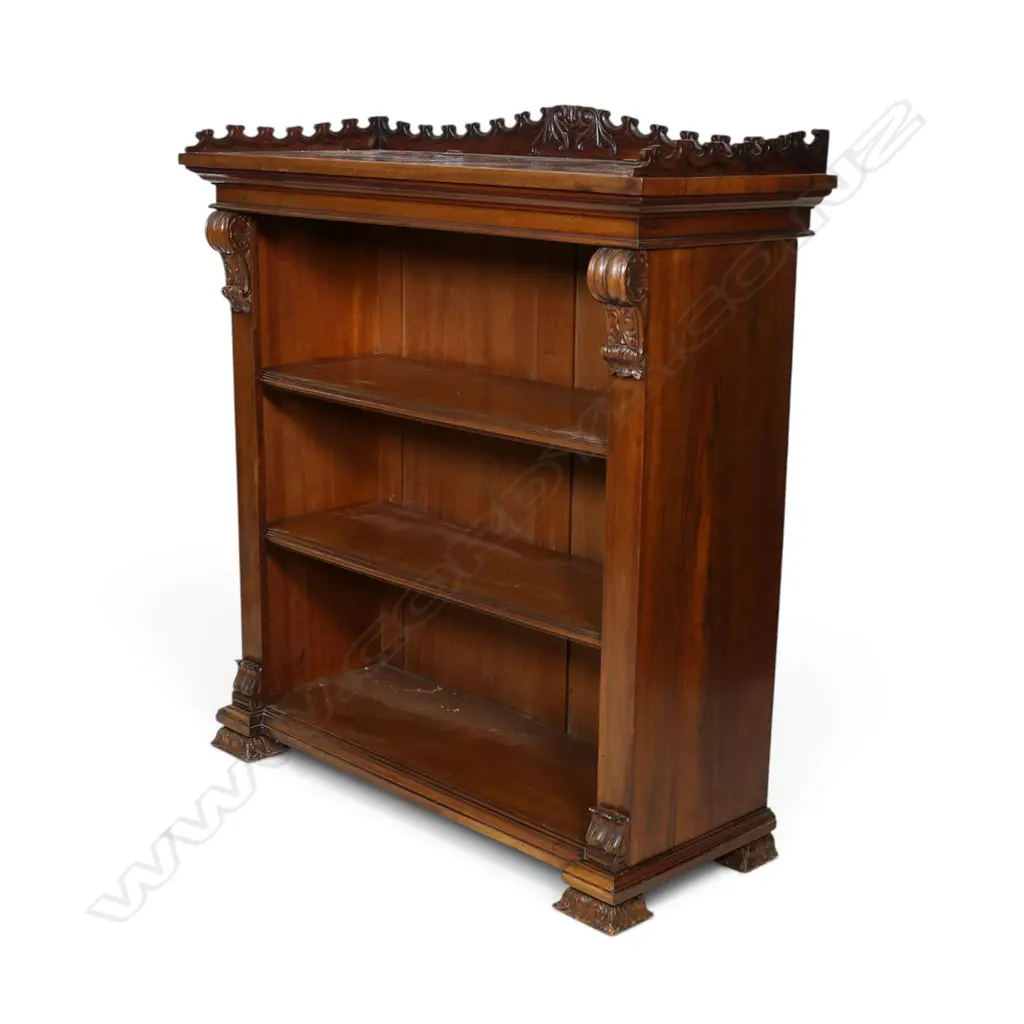 A Victorian mahogany bookcase, Image 1++