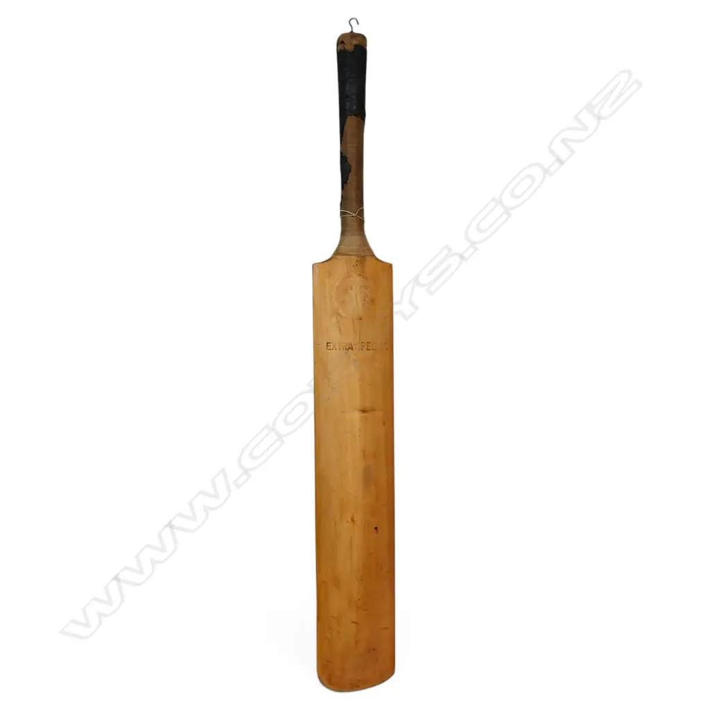 England v India 1982 - autographed Stuart Surridge full size bat signed in ink with numerous signatures, Image 1++