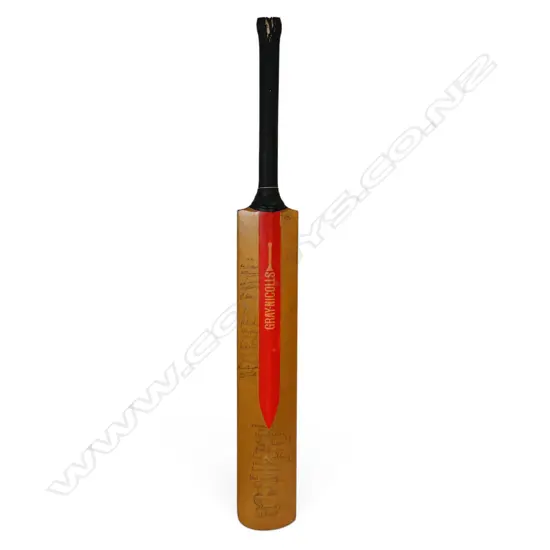 England v New Zealand 1978 & Australian players 1978/79 - autographed Gray Nicholls ¾ size bat signed in ink,