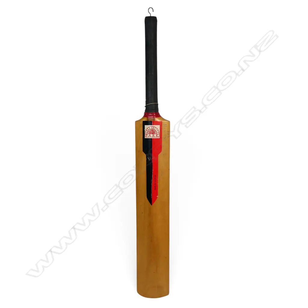 England v New Zealand 1990 - autographed Chad Valley Park ¾ size bat signed in ink by players from both teams, Image 1++