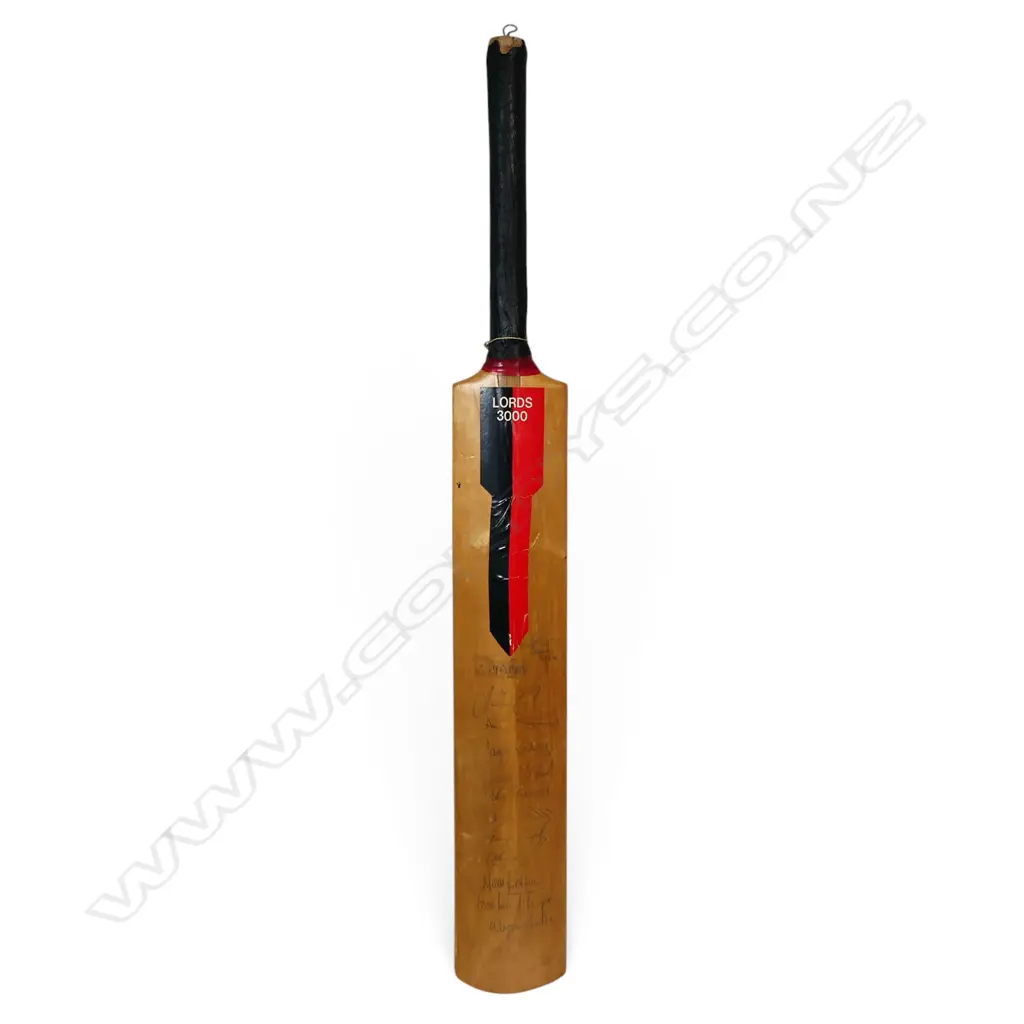 Hampshire v Surrey 1991 - autographed Lords 3000 - ¾ size bat signed in ink, Image 1++