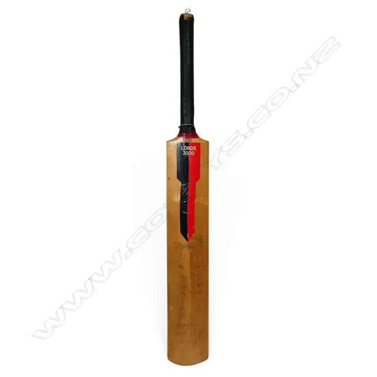 Hampshire v Surrey 1991 - autographed Lords 3000 - ¾ size bat signed in ink,