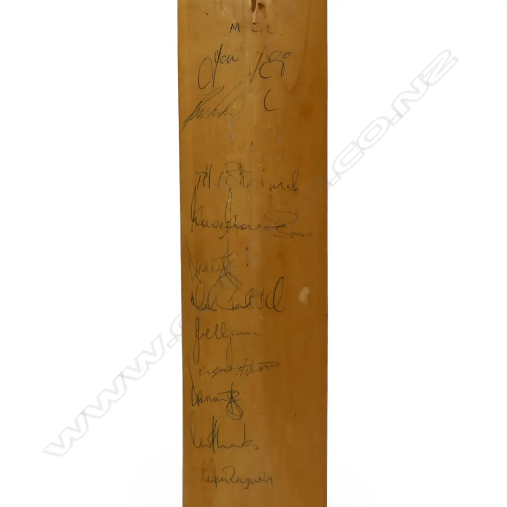 MCC v Transvaal 1992 - autographed Chad Valley Park junior size bat (720 mm) signed in ink, Image 1++