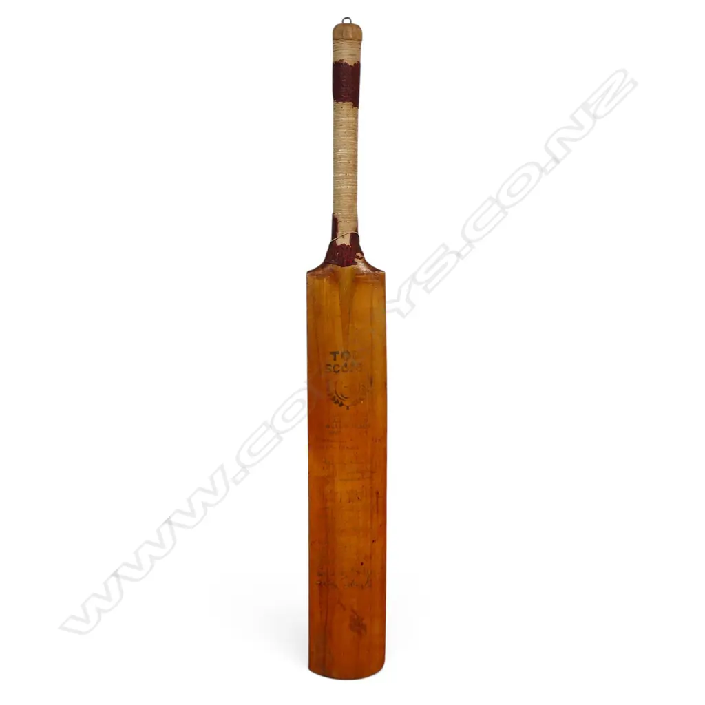 West Indies v Middlesex 1976 - autographed Top Scorer junior size bat (715 mm) signed in ink with faded condition, Image 1++