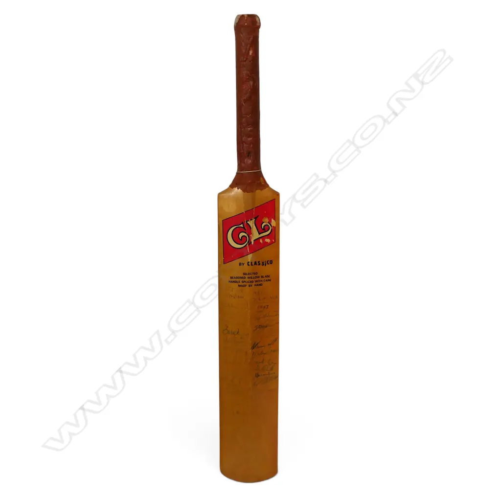 England v New Zealand 1983 and West Indies 1983 - autographed CL junior size bat (655 mm) signed in ink, Image 1++