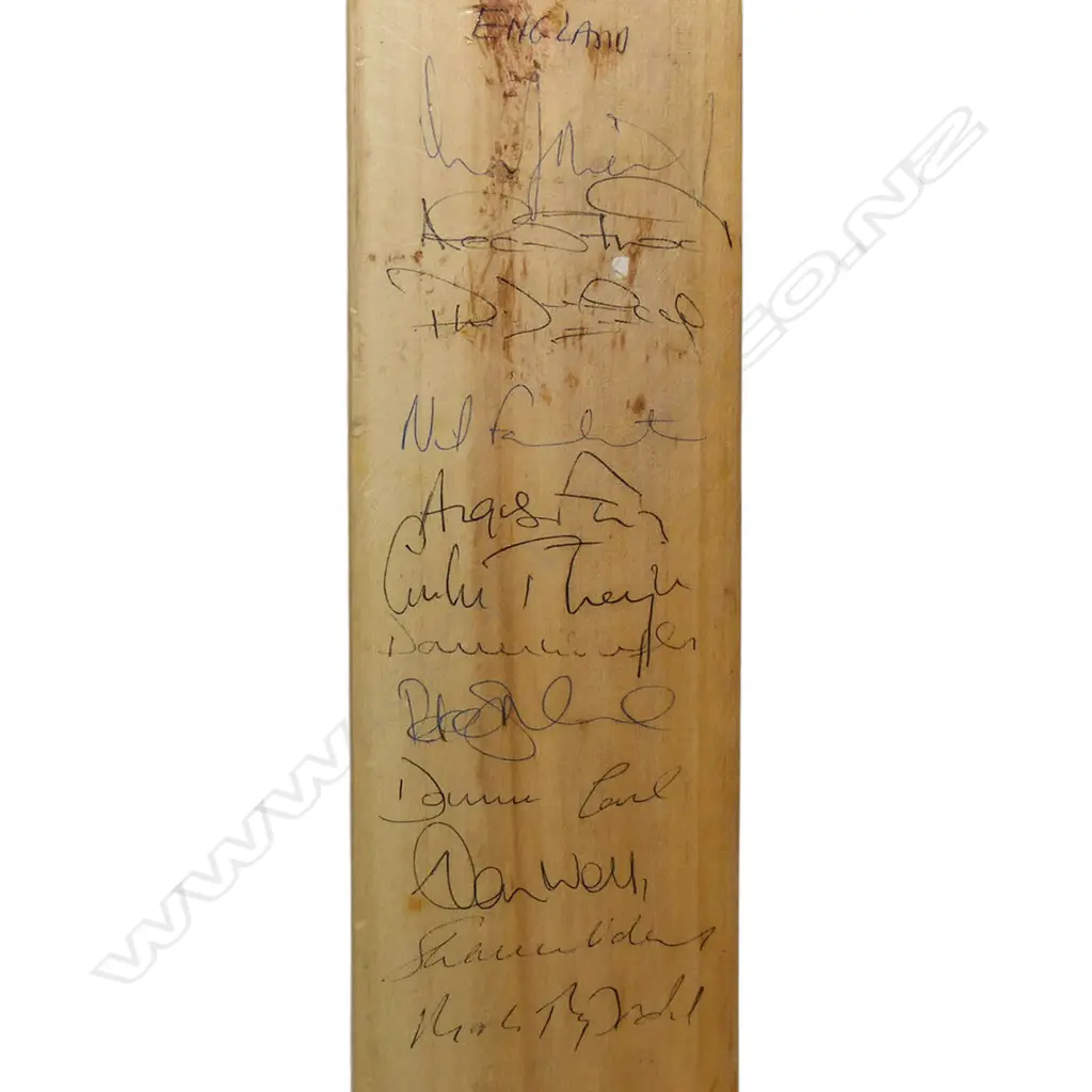 England v West Indies 1995 - autographed Lords 3000 junior size bat (725 mm) signed in ink Image 1++