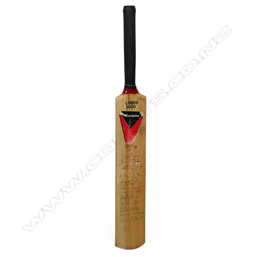 England v West Indies 1995 - autographed Lords 3000 junior size bat (725 mm) signed in ink Image 1++