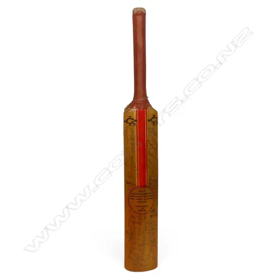 England v Australia 1980 - autographed unbranded junior size bat (650 mm) signed in ink,
