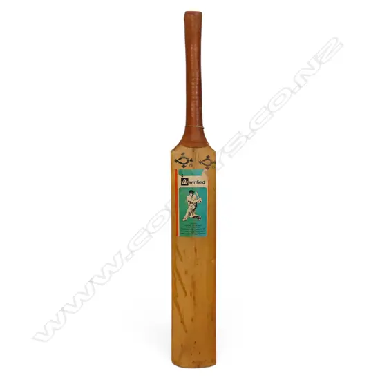 England v New Zealand 1978 and Somerset v Surry 1978 - autographed Winfield junior size bat (645 mm) signed in ink,