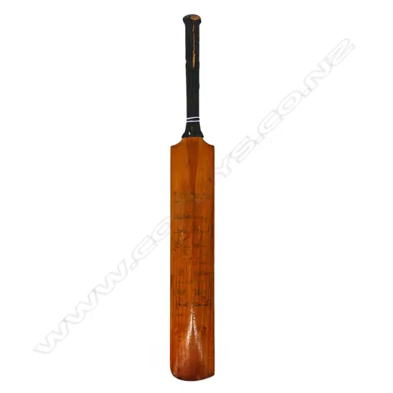 Australia v England 1968 - autographed Stuart Surridge miniature bat (440 mm) signed in ink,