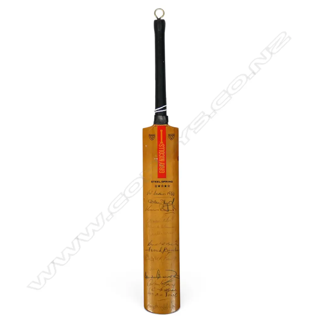 West Indies 1980 - autographed Gray Nicholls miniature bat (295 mm) signed in ink, Image 1++