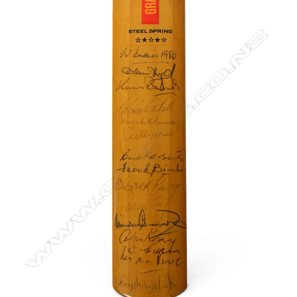 West Indies 1980 - autographed Gray Nicholls miniature bat (295 mm) signed in ink, Image 1++