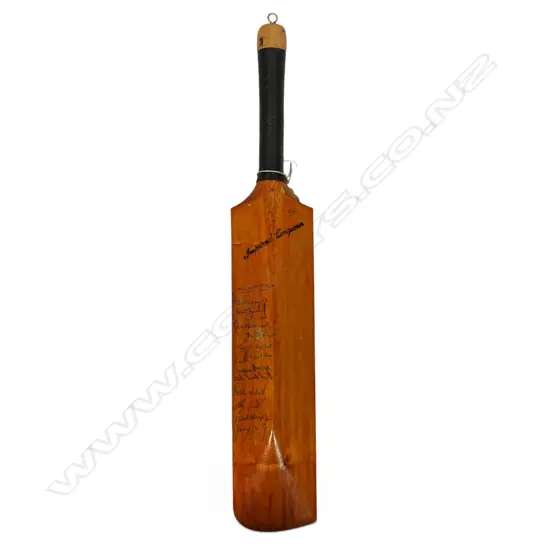 West Indies v England 1973 - autographed B Warsop miniature bat (460 mm) signed in ink,
