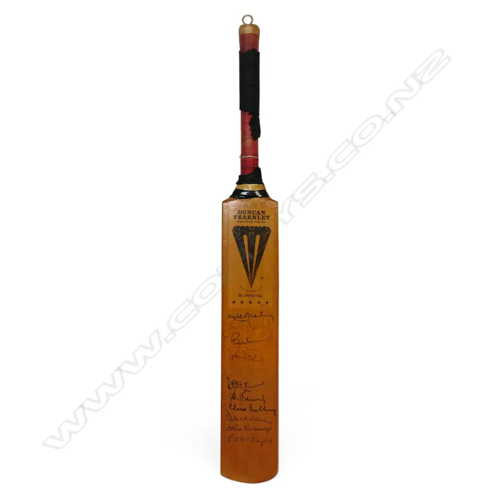 England team 1978 - autographed Duncan Fearnley miniature bat (430 mm) signed in ink, Image 1++