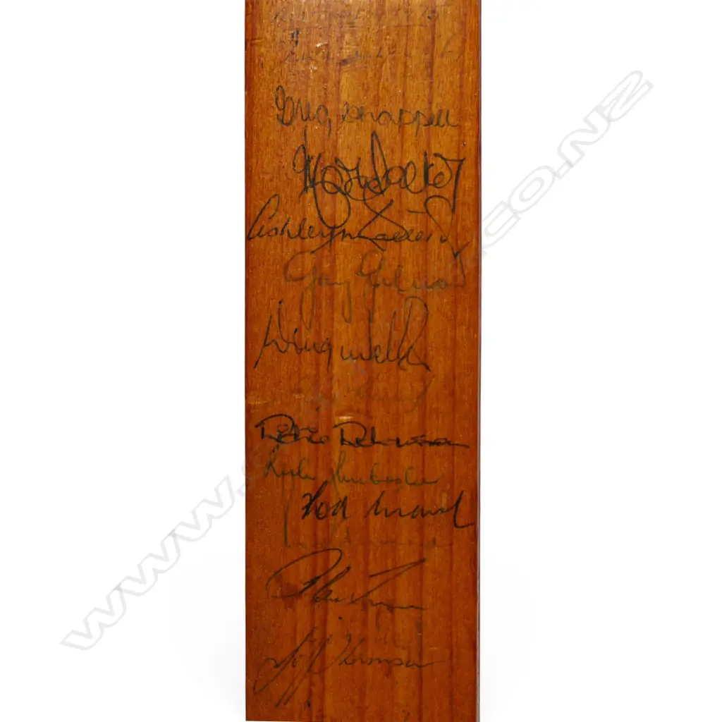 England v Australia 1975 - autographed miniature bat (430 mm) signed in ink,` Image 1++