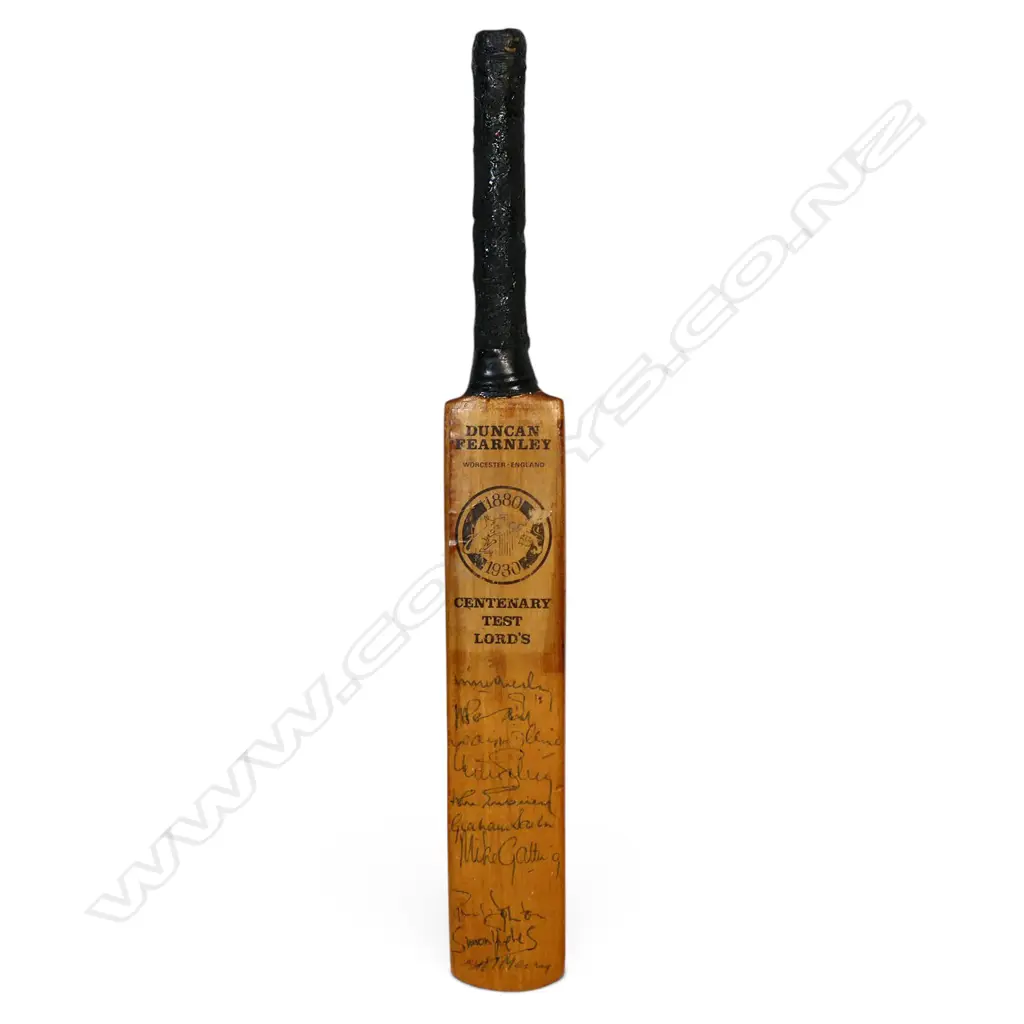 Middlesex team 1988 - autographed Duncan Fearnley miniature bat (290 mm) signed in ink, Image 1++