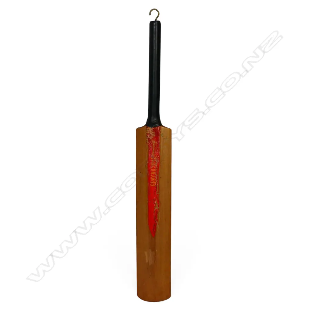 England Team - likely mid 1970's - autographed miniature Gray Nicholls bat (295 mm) signed in ink, Image 1++