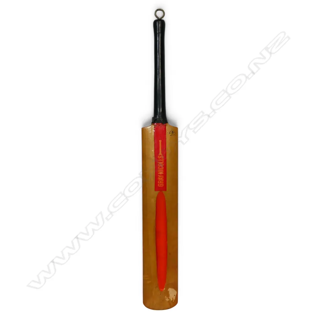 England 1980 - autographed Gray Nicholls miniature bat (295 mm) signed ink, Image 1++
