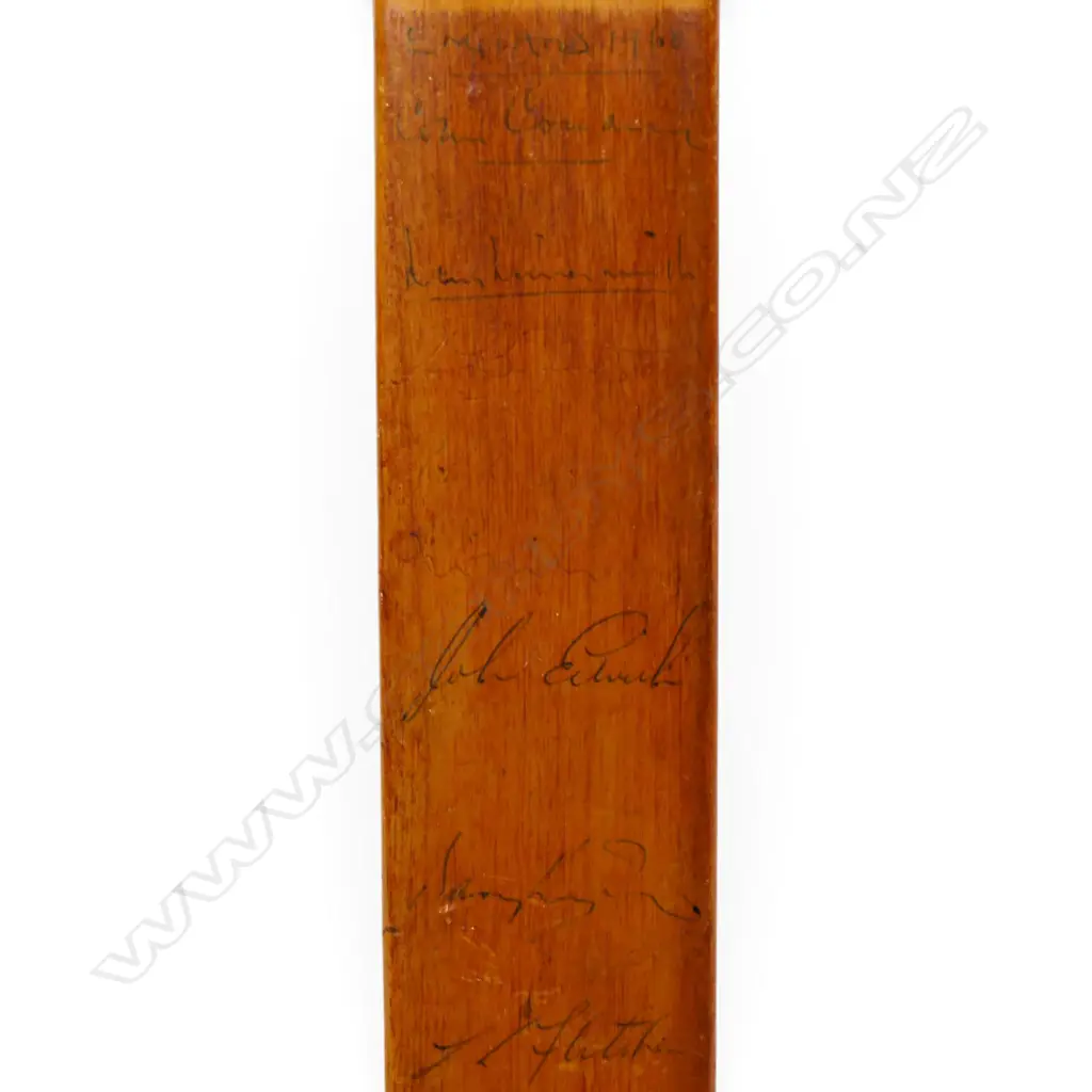 England 1968 - autographed Slazenger miniature bat (430 mm) signed in ink, Image 1++
