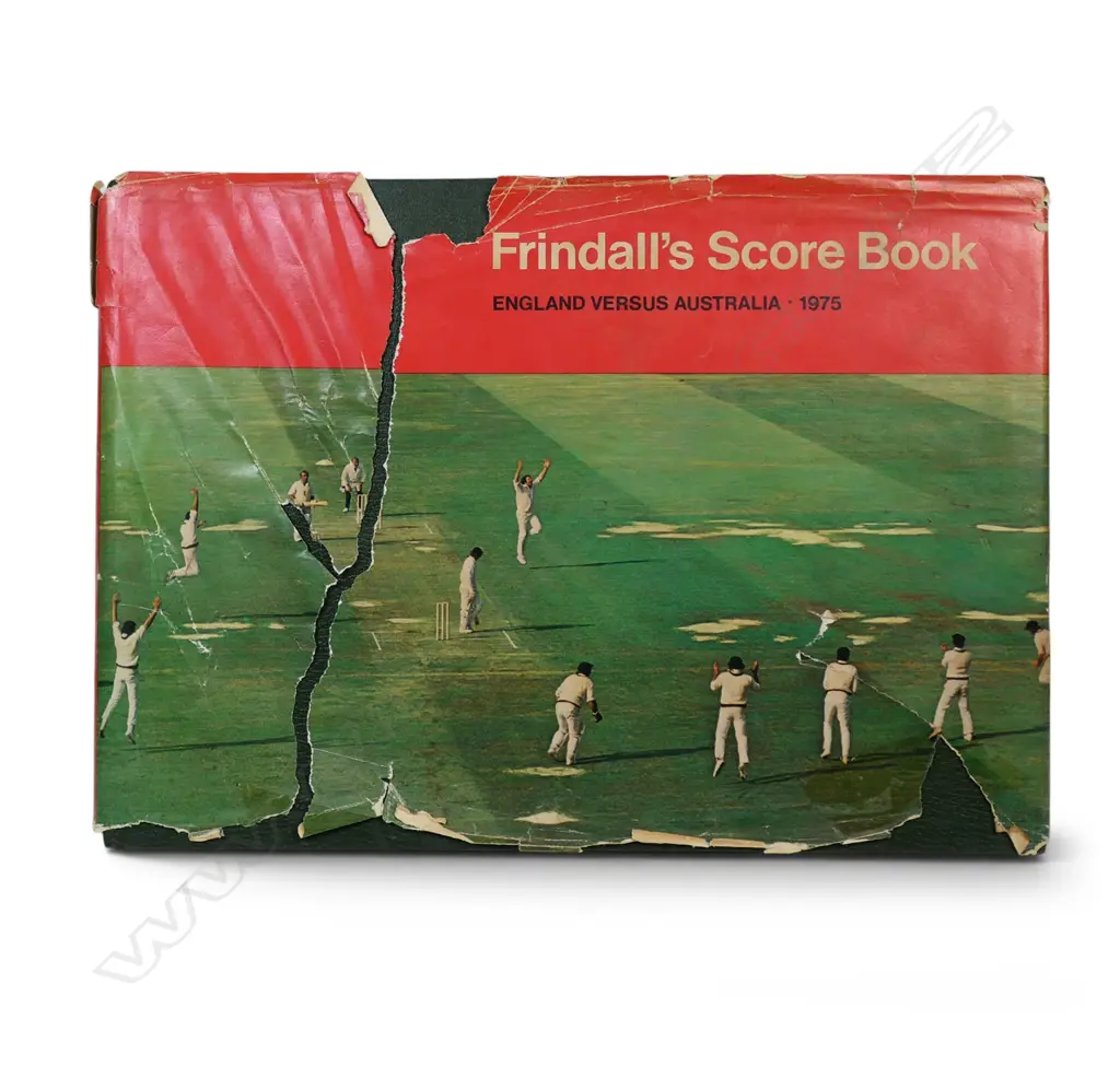 Frindall's score book featuring the England v Australia Test series 1975, Image 1++