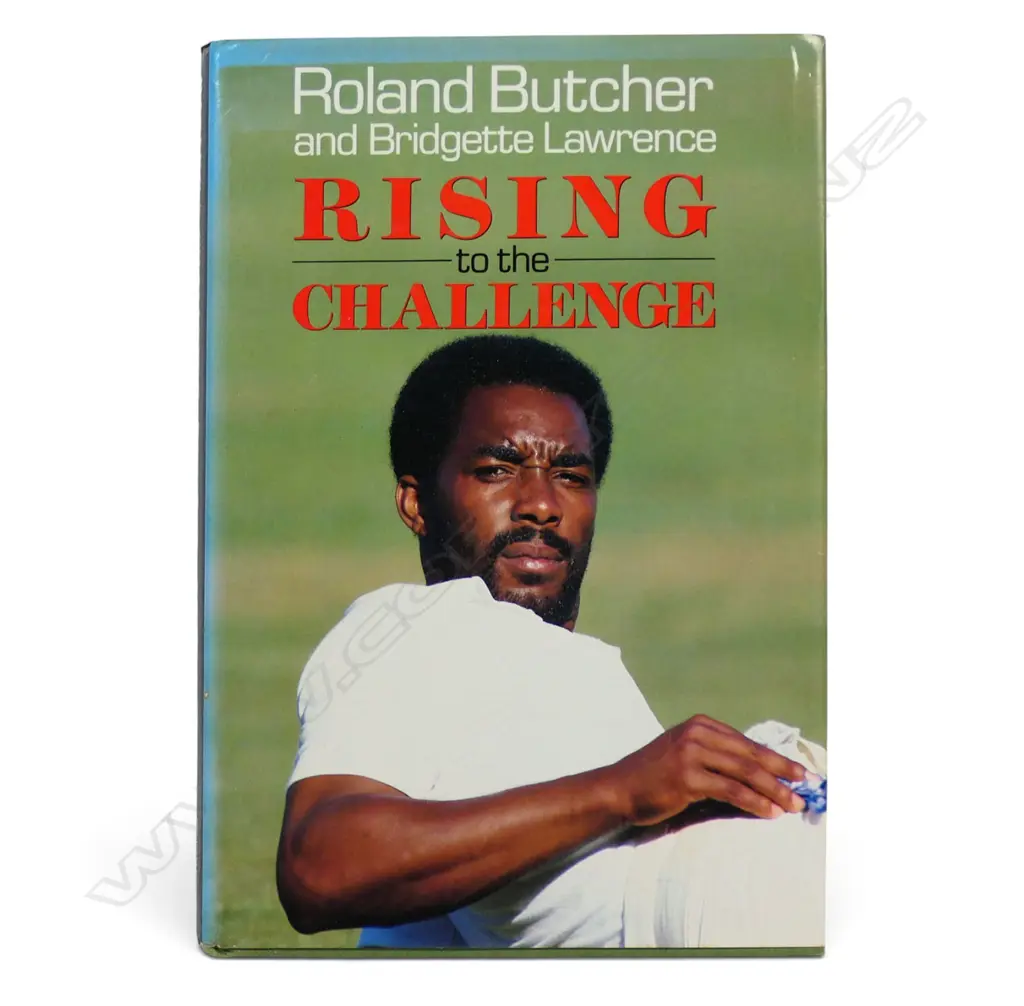 Rising to the Challenge - autographed copy of the Roland Butcher biography - signed by the player. Image 1++