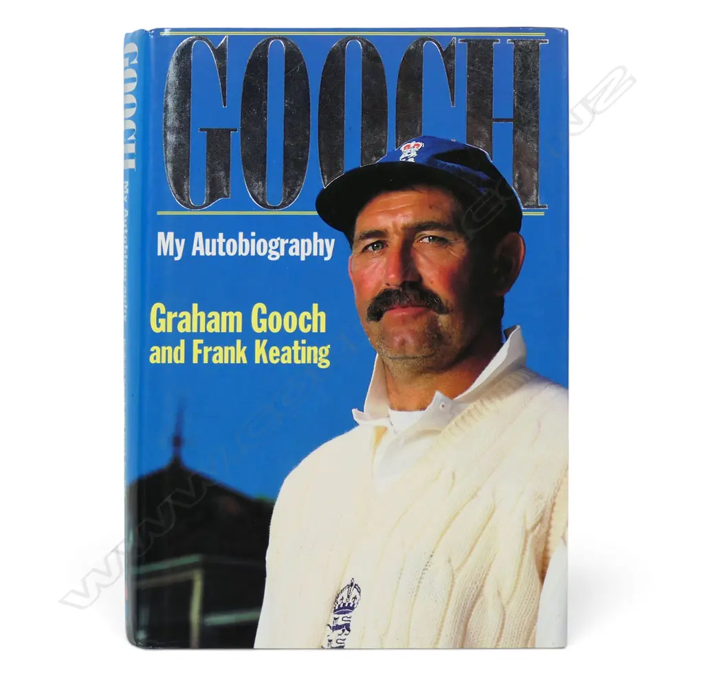 Gooch - My Autobiography by Graham Gooch and Frank Keating - autographed copy signed by the player. Image 1++
