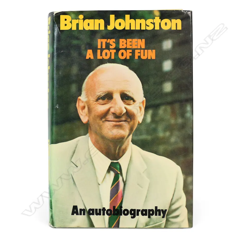 It's Been a lot of Fun by Brian Johntson - autographed copy by the legendary cricket writer and broadcaster - signed by the author. Image 1++