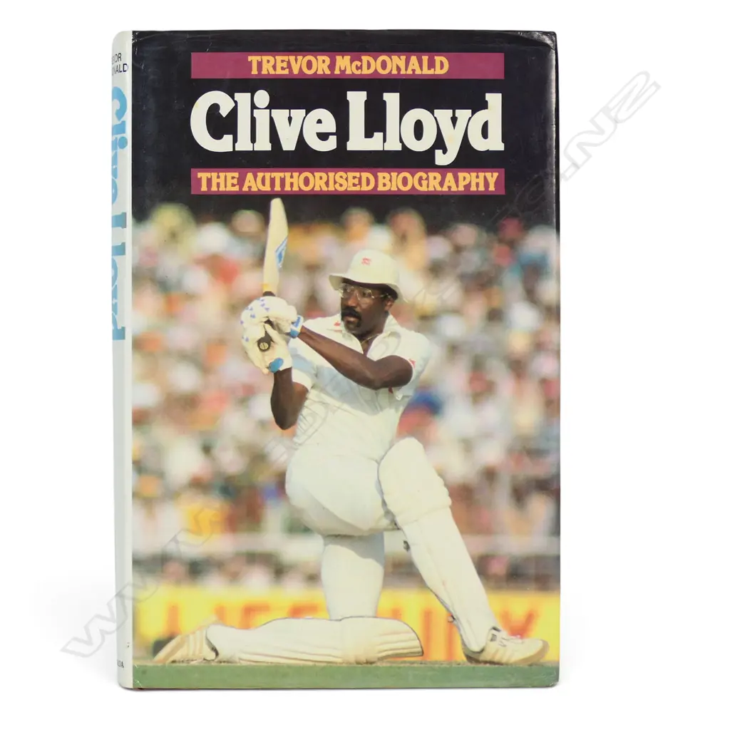 Clive Lloyd - The authorised Biography by Trevor McDonald 1985 - autographed copy signed by Clive Lloyd & Courtney Walsh. Image 1++