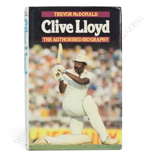 Clive Lloyd - The authorised Biography by Trevor McDonald 1985 - autographed copy signed by Clive Lloyd & Courtney Walsh.