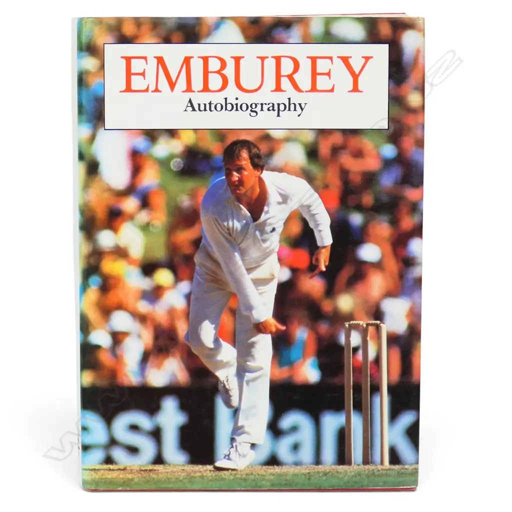 Emburey - Autobiography by Martin Rogers - autographed copy signed by John Emburey. Image 1++