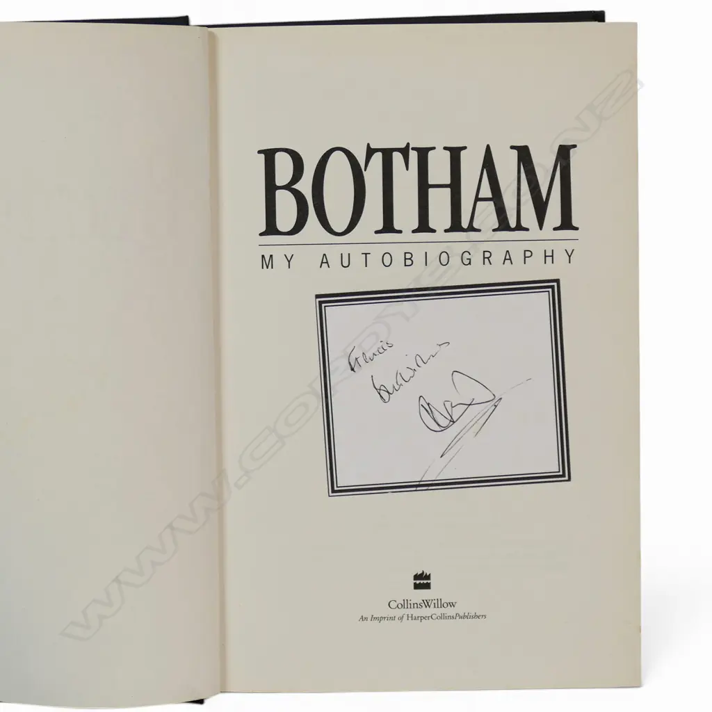 Peter Hayter  ‘Botham - My Autobiography; Don't Tell Kath’ - autographed copy, signed by Ian Botham. Image 1++
