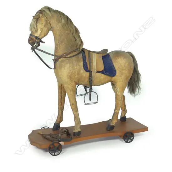 An Edwardian pull-along horse