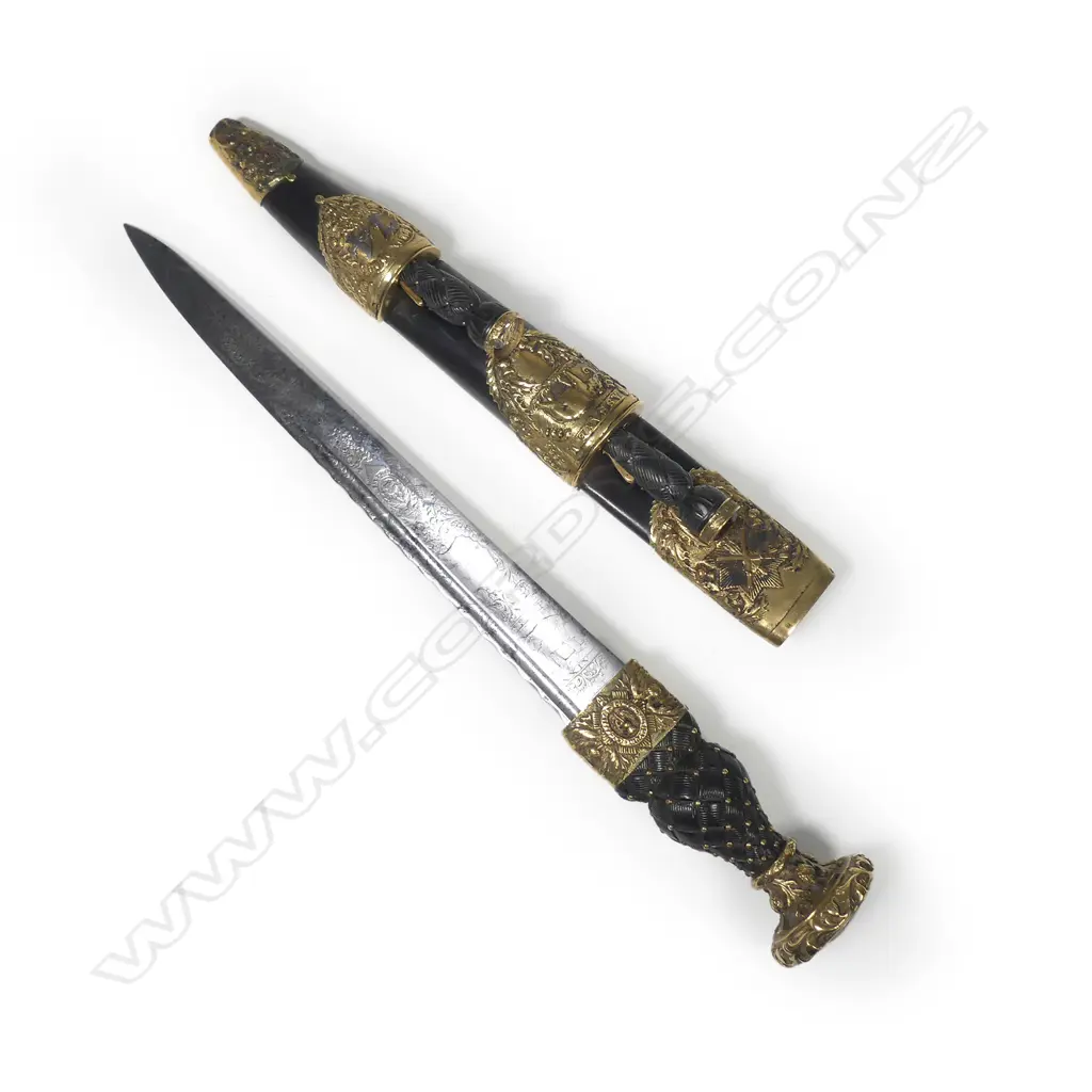 A 19thC Scottish Officer’s Regimental Dirk of the 74th Highlanders Image 1++