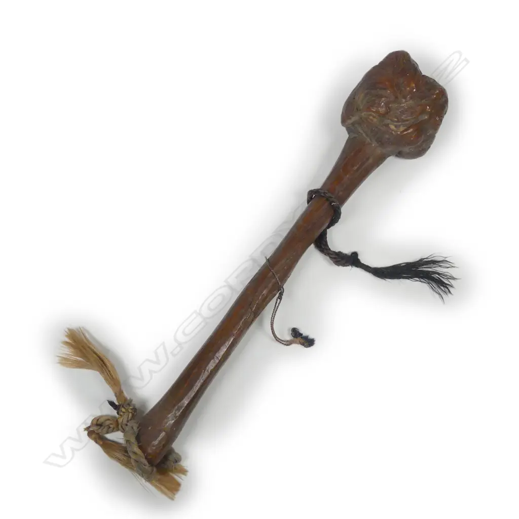A Fijian rootstock ula (throwing club) Image 1++