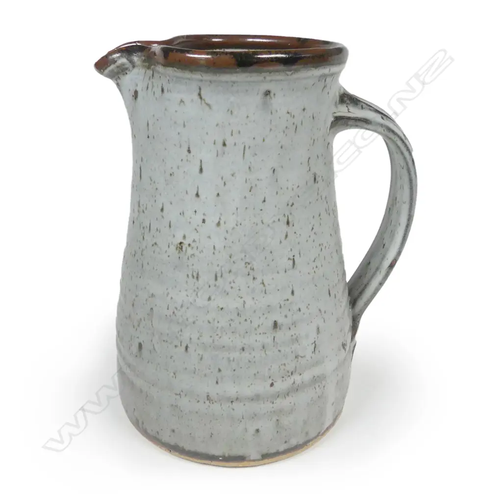 A Len Castle tall jug of tapered cylindrical form Image 1++
