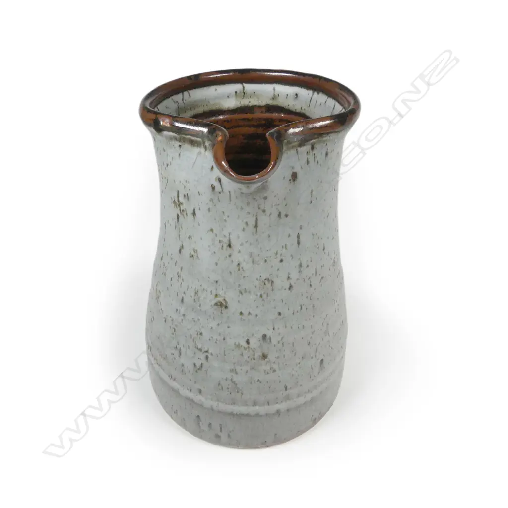 A Len Castle tall jug of tapered cylindrical form Image 1++