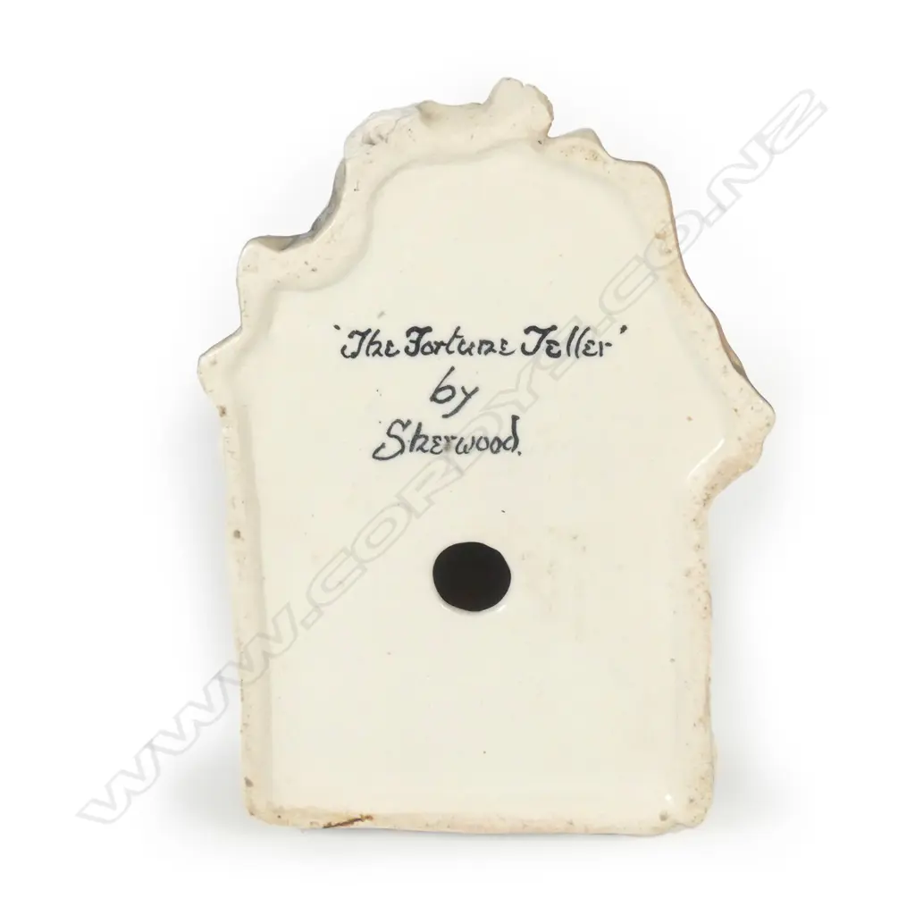 A NZ Sherwood Pottery 'The Fortune Teller' figure Image 1++