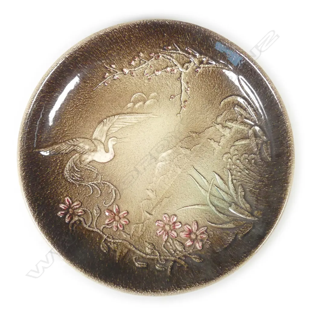 A NZ Aquila Pottery large plaque Image 1++