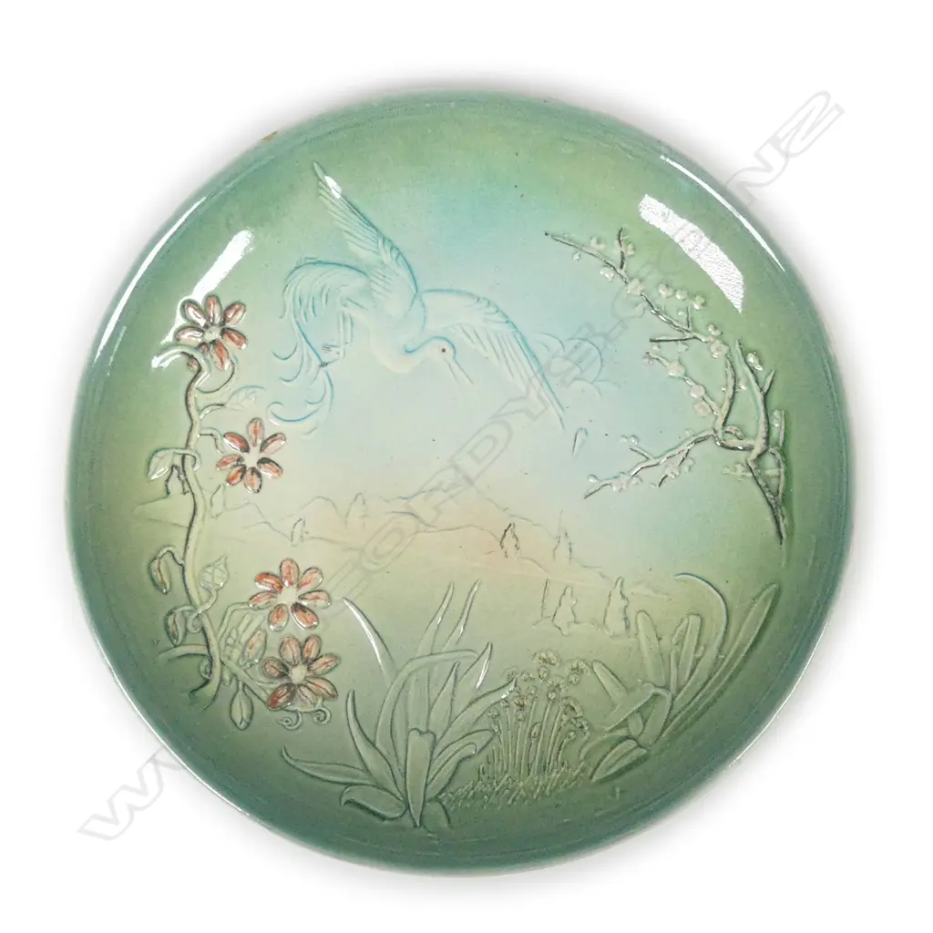 A NZ Aquila Pottery large plaque Image 1++