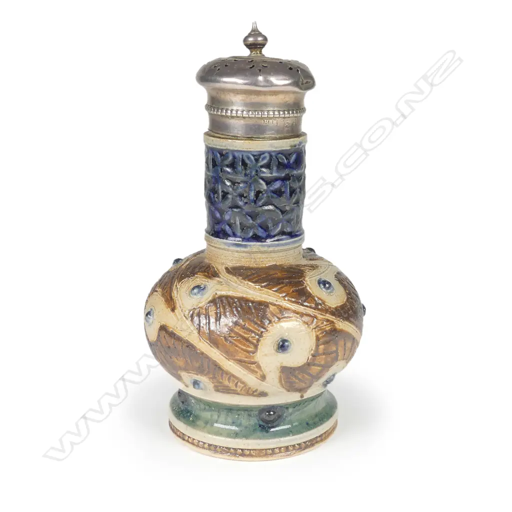 A Victorian Martin Brothers pepper pot Image 1++