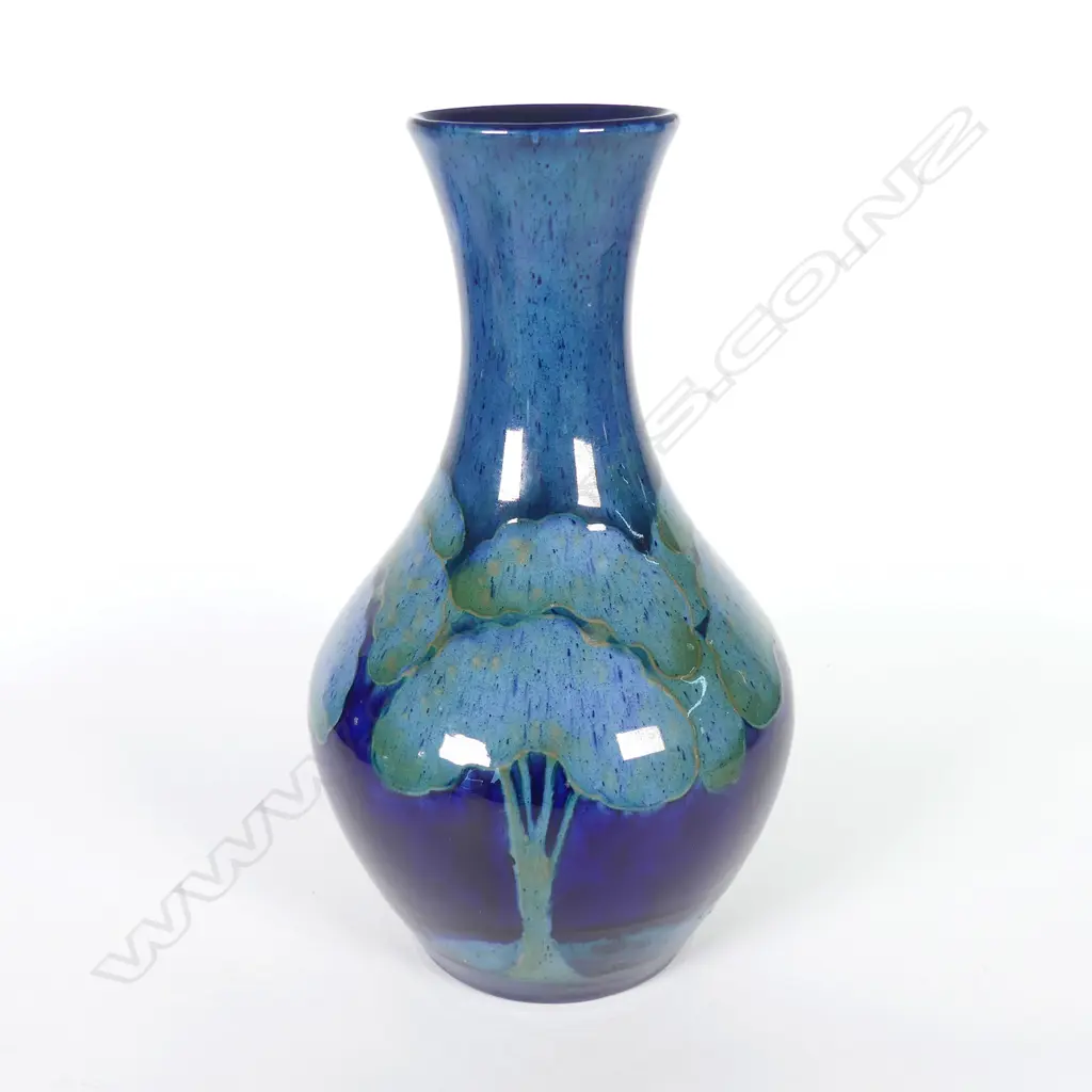 A William Moorcroft ‘Moonlit Blue’ baluster vase Image 1++