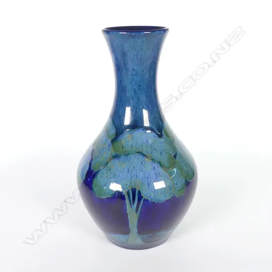 A William Moorcroft ‘Moonlit Blue’ baluster vase