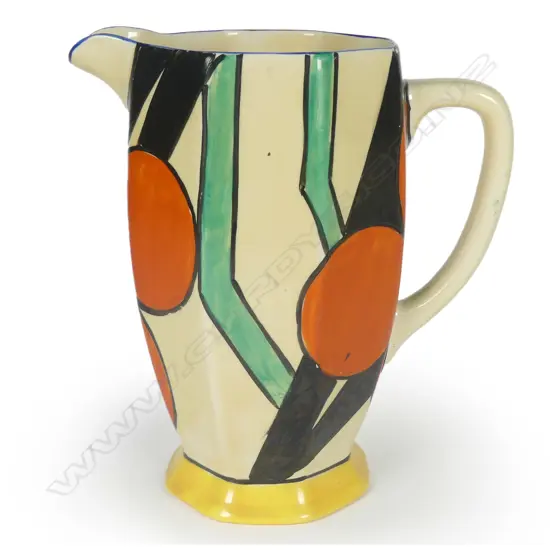 A Clarice Cliff Bizarre 'Picasso Flower' jug