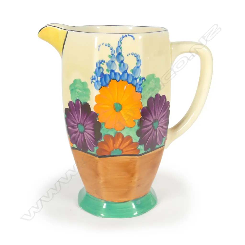 A Clarice Cliff 'Gayday' decorated jug Image 1++