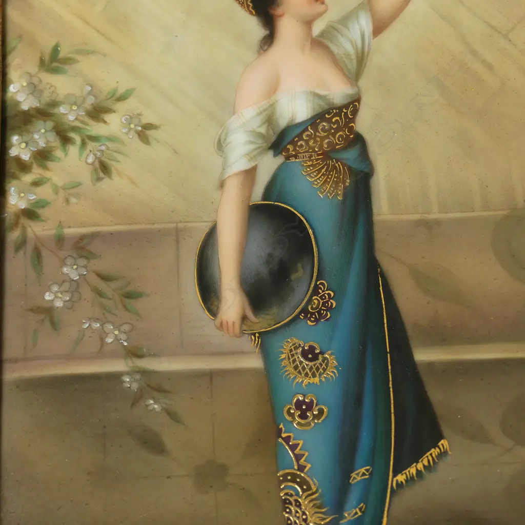 An attributed KPM plaque 'Her Favourite' Image 1++