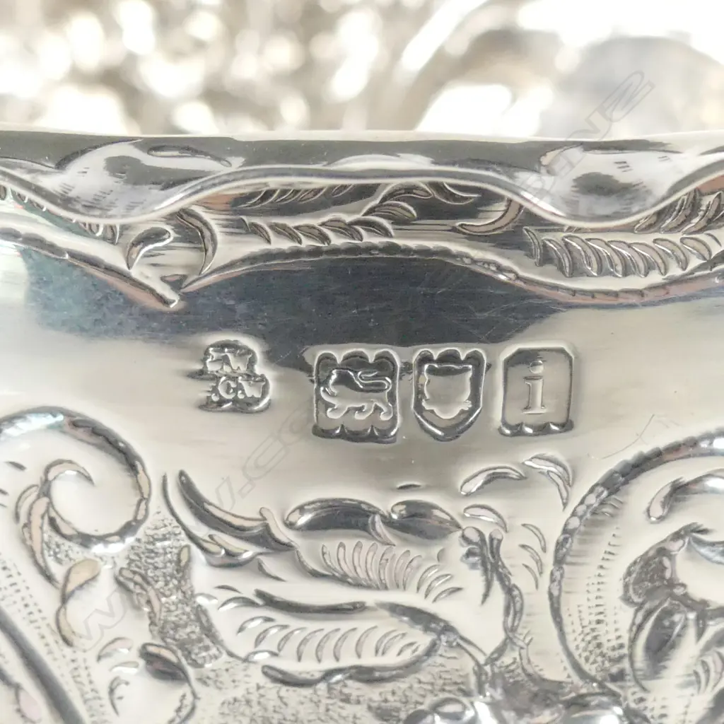 An Edwardian silver rose bowl Image 1++
